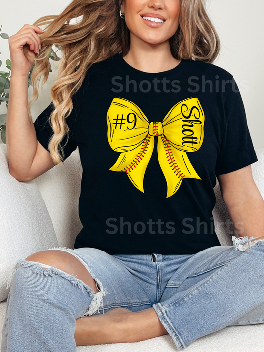 Softball Coquette Custom