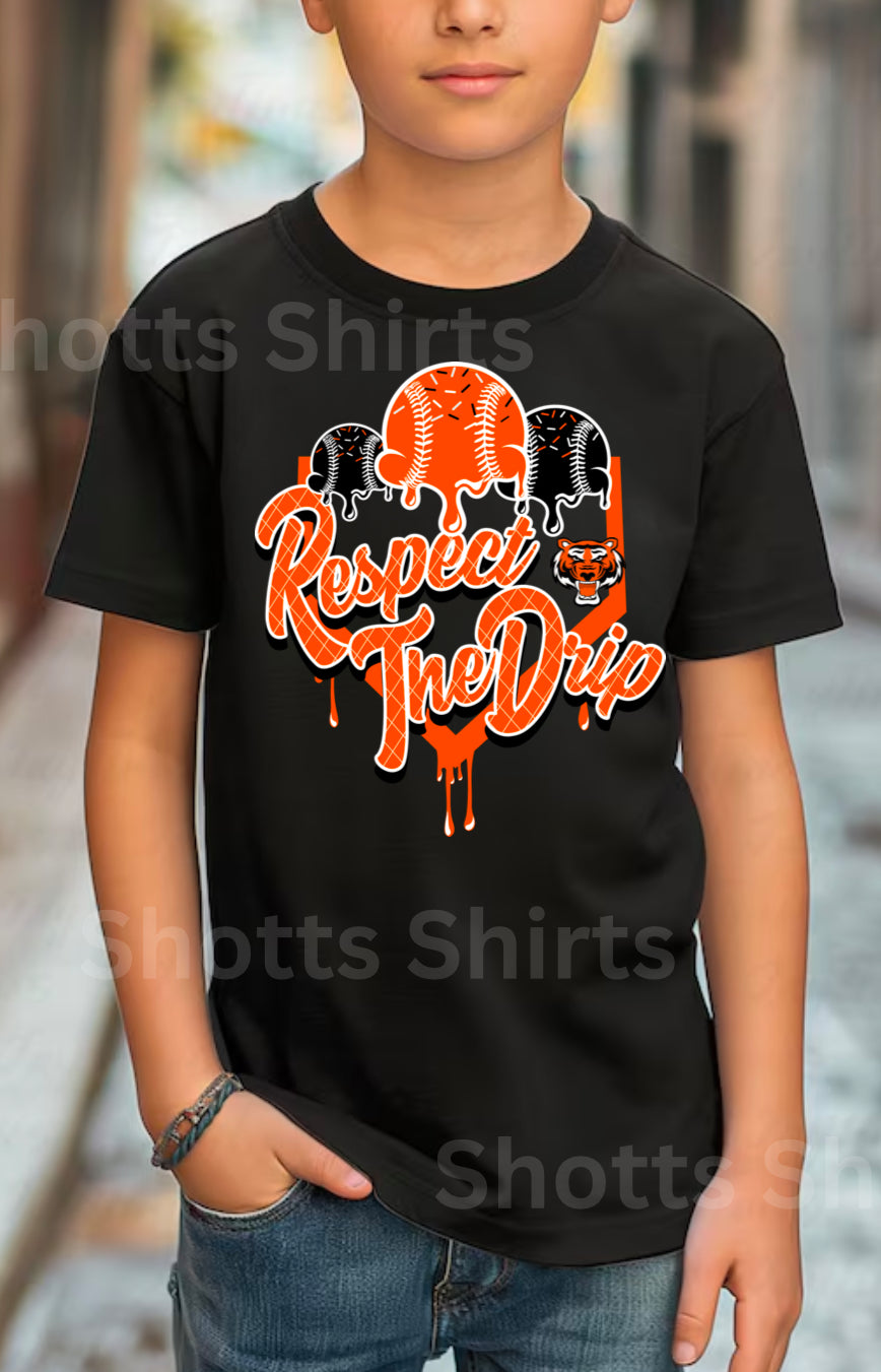 Tigers Baseball Drip