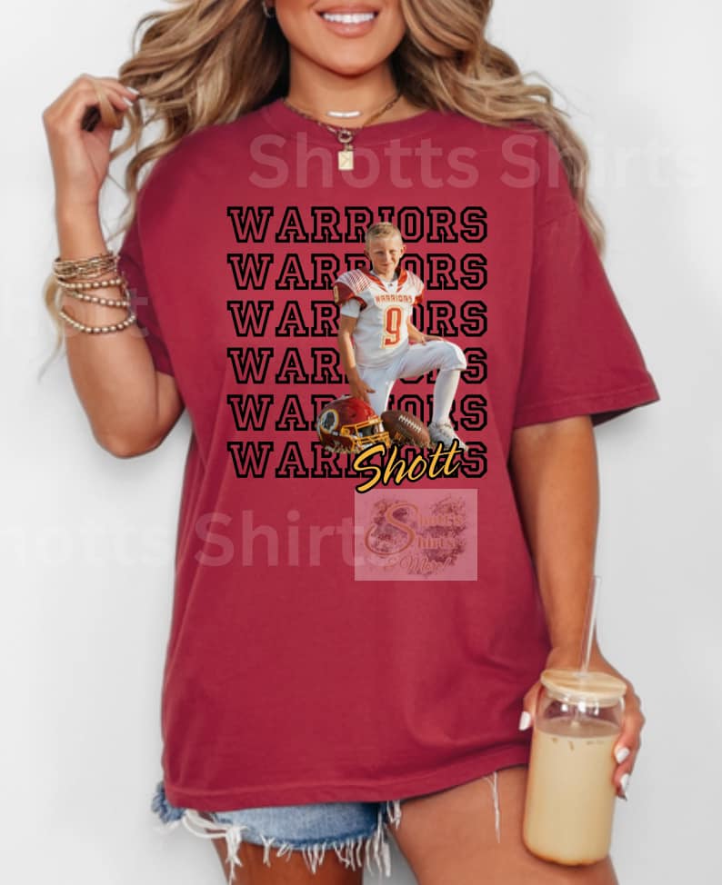 Warrior Football & cheer custom