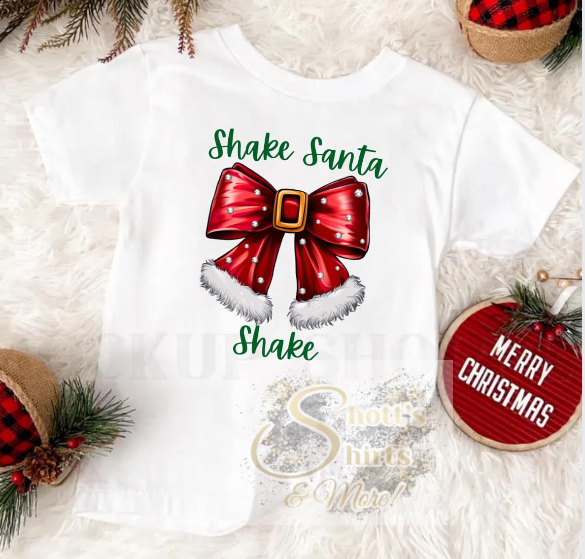 Shake Santa Shake bow