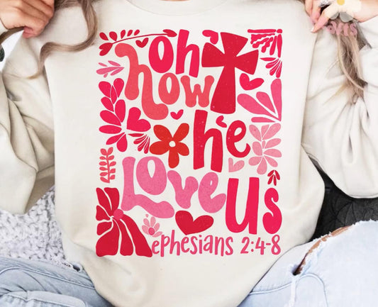 Oh how he love us