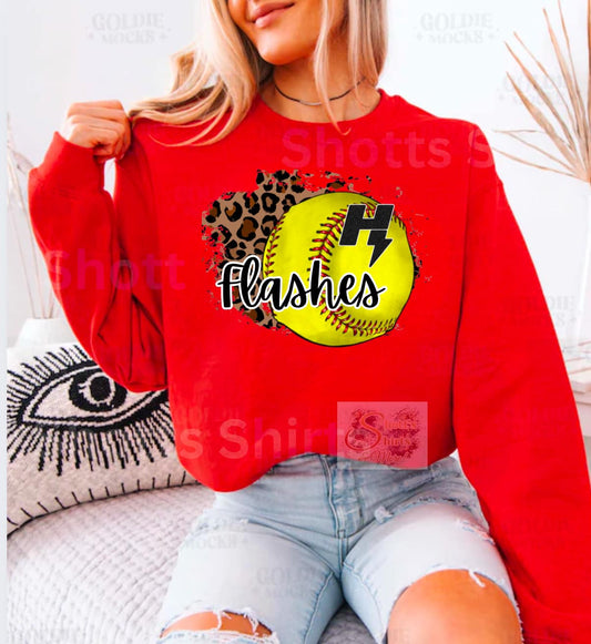 Flashes Softball cheetah