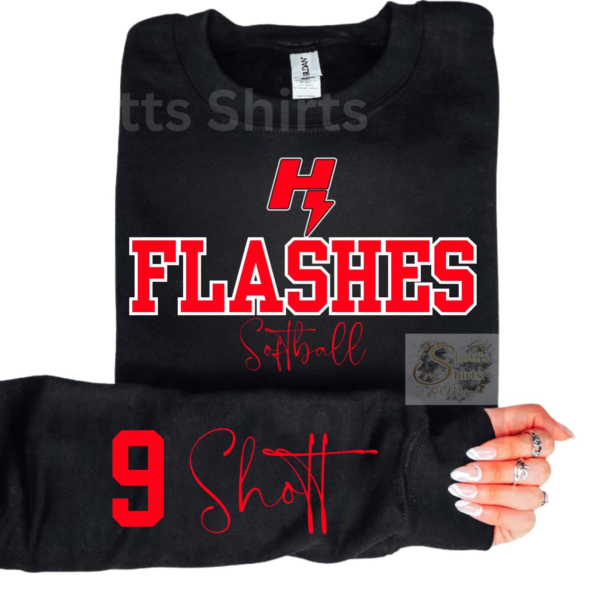 Flashes Softball Custom