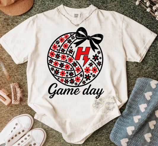 Flashes Volleyball floral