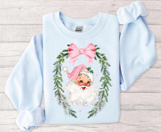 Pink Santa coquette garland