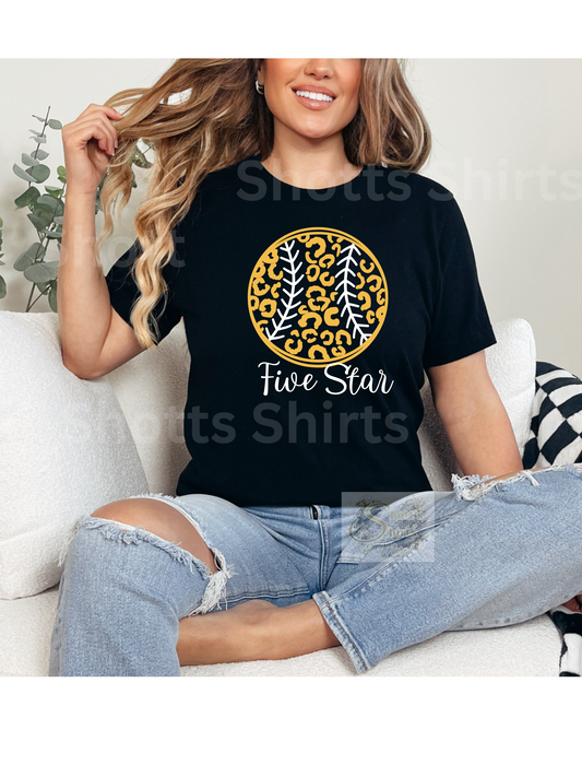 Five Star Baseball Leopard