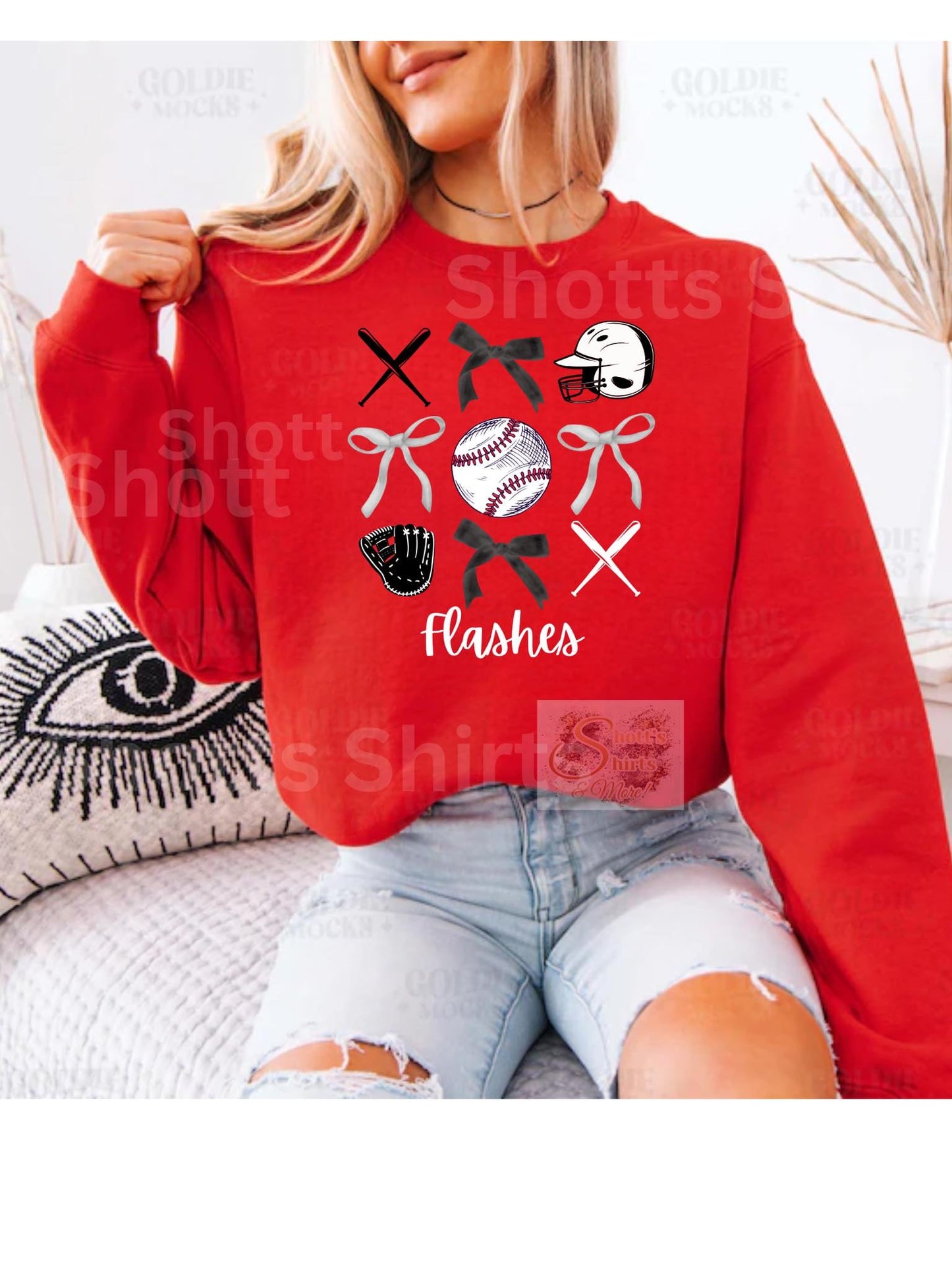 Flashes Baseball Coquette