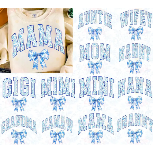 Blue Chinoiserie Custom Name