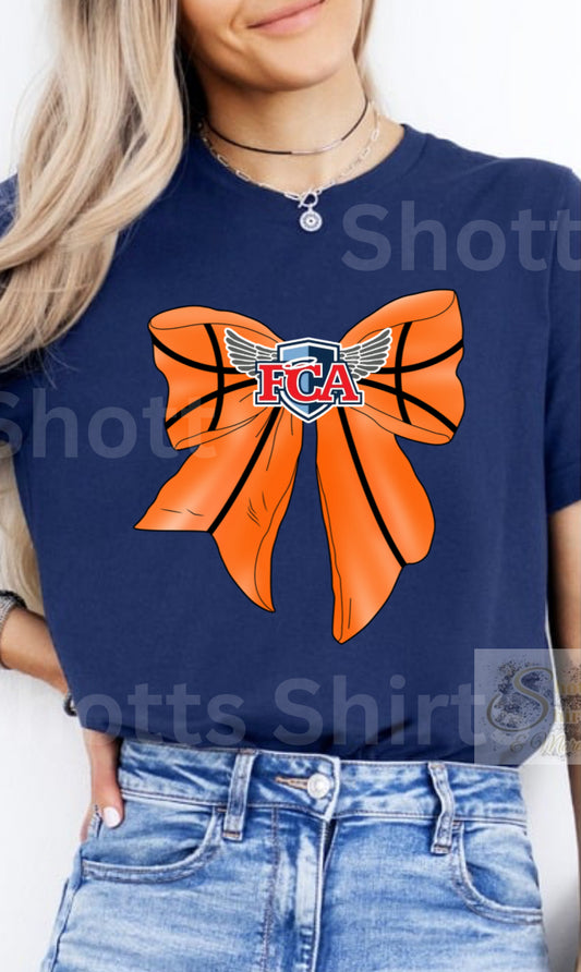 FCA basketball bow