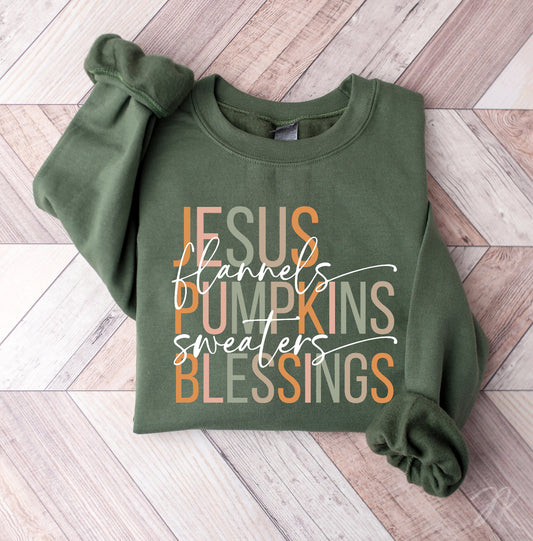 Jesus Pumpkins Blessings