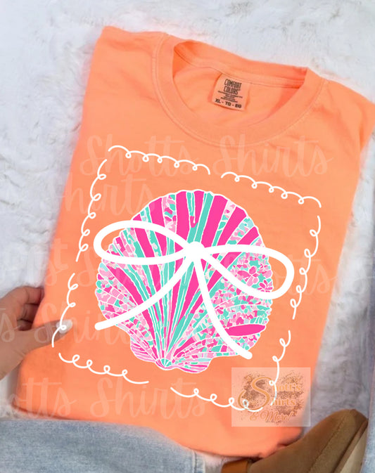 Shell floral coquette