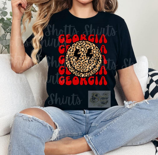Georgia Cheetah Smiley