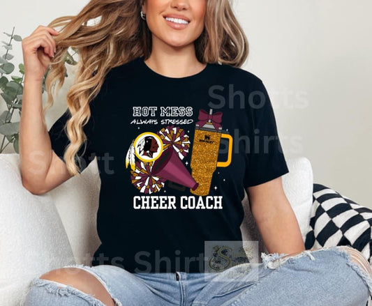 Hot mess cheer Coach