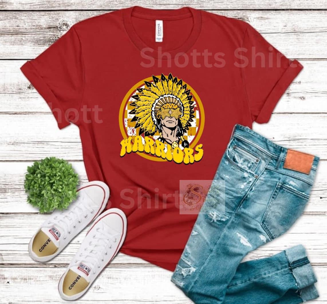 Warriors redskin feather head