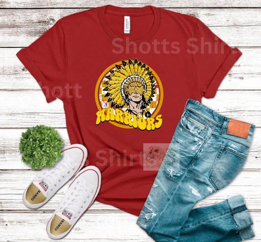 Warriors redskin feather head