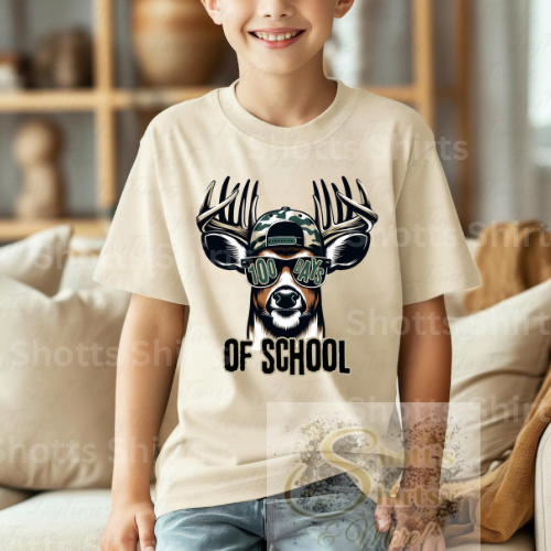 100 days of school buck camo hat