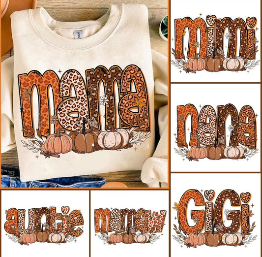 Fall Custom Name