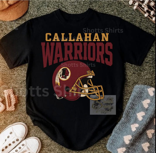 Callahan Warriors helmet