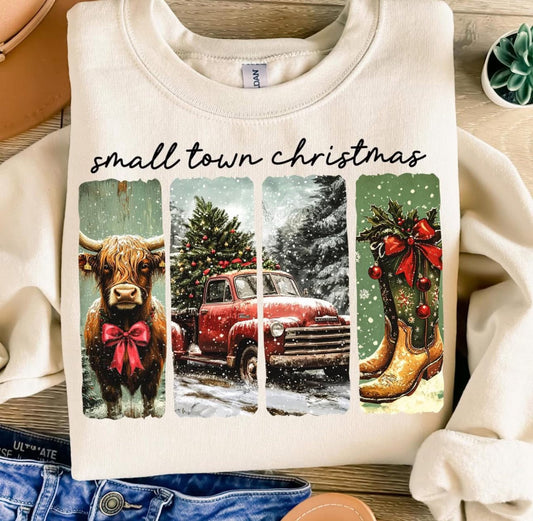 Small Town Christmas Collage