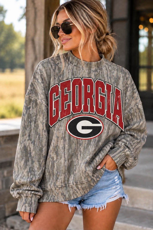 Georgia Mossy Oak Bottomland Mockneck Pre-Order Closing 10/2