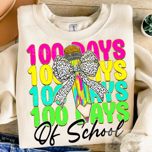 100 days of school x4