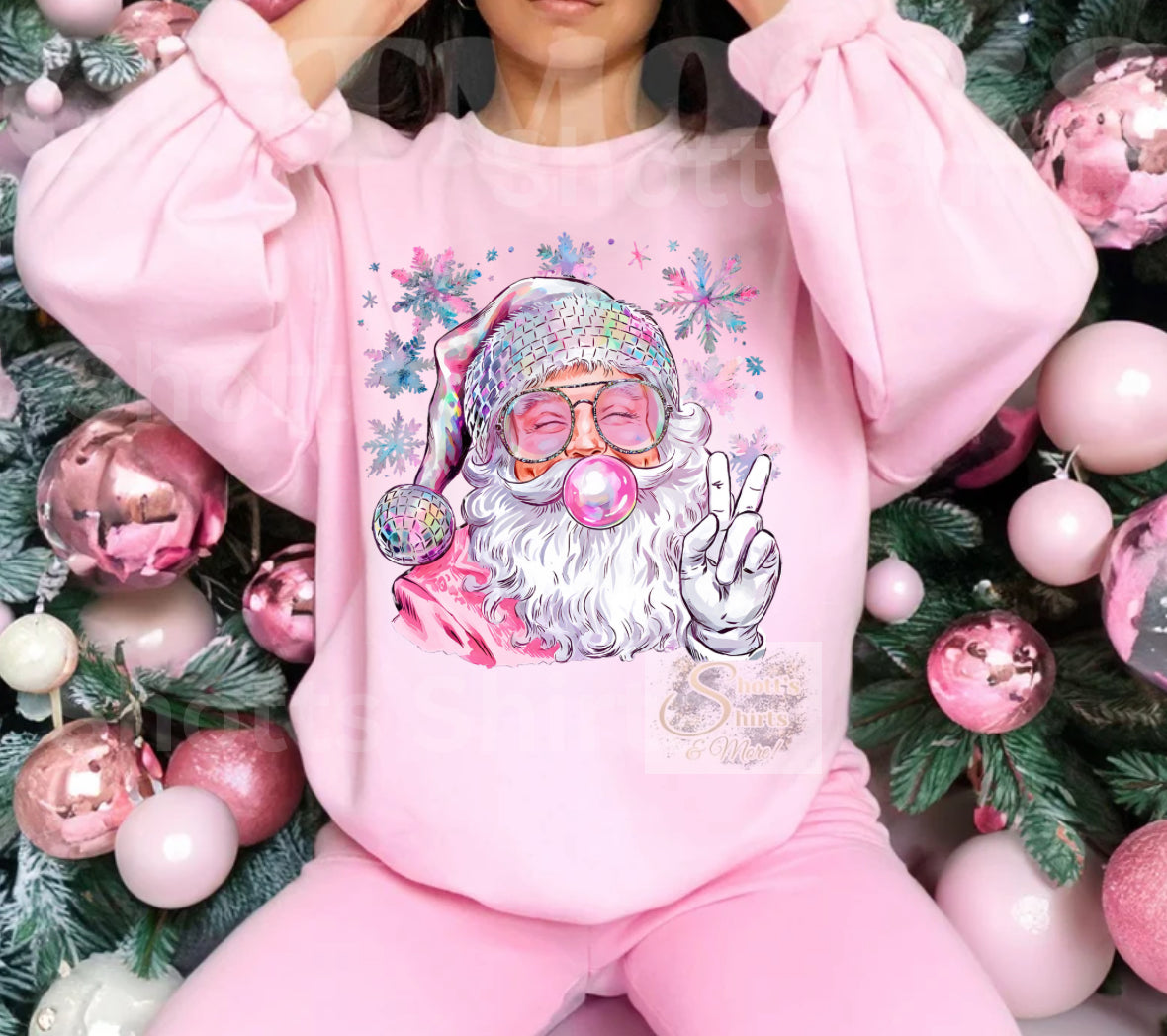Santa Bubblegum Crewneck