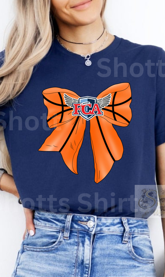FCA basketball bow